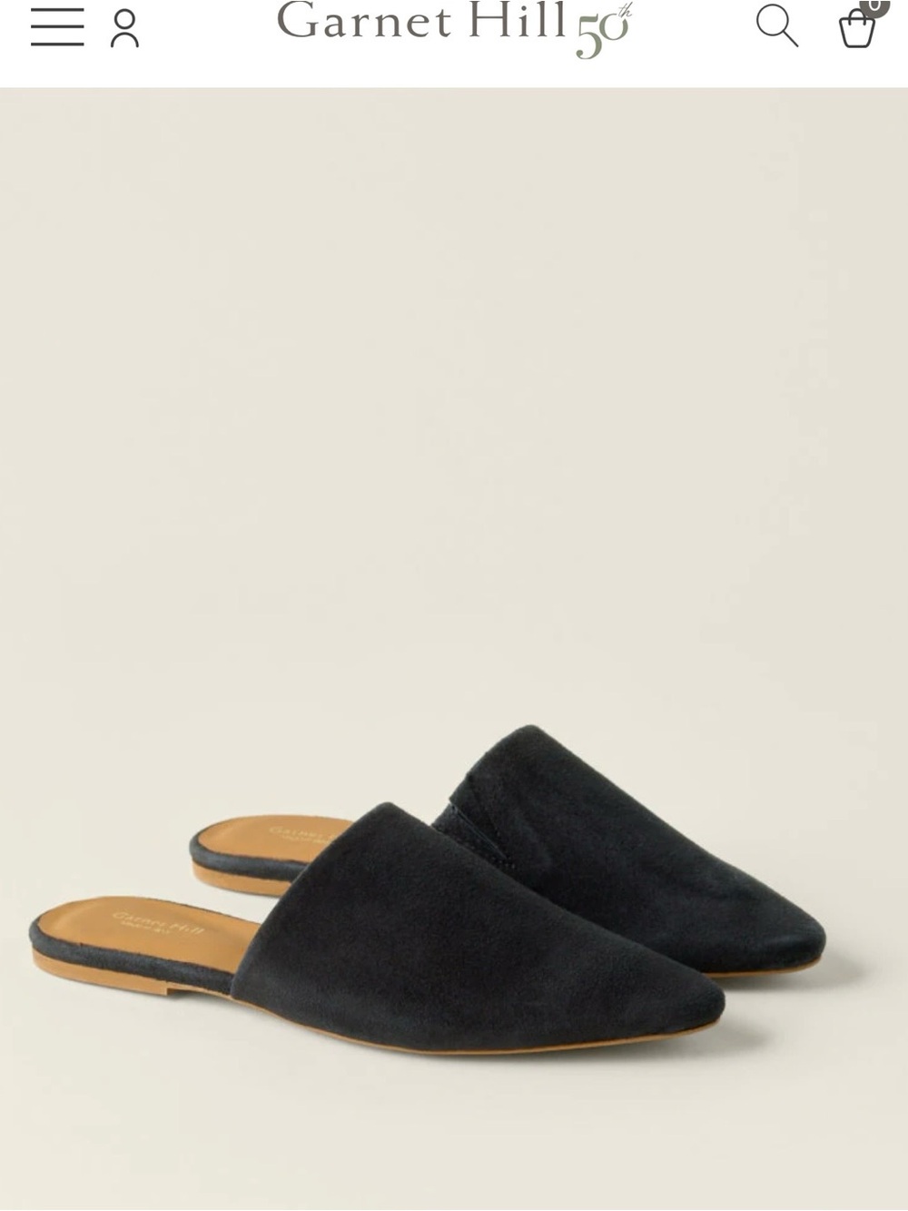 Garnet Hill Mules size 7.5
